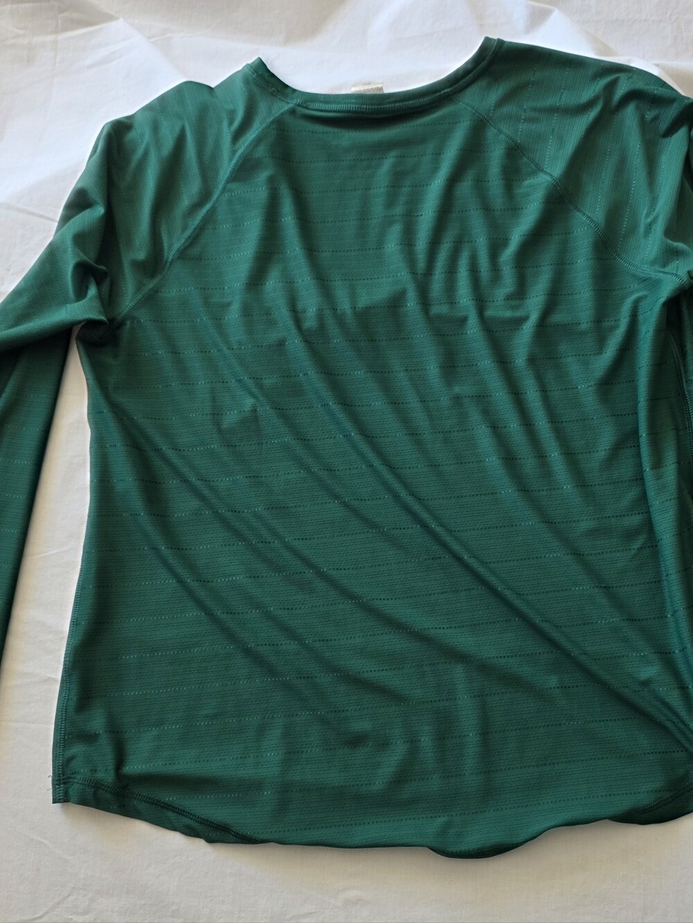 tek gear Women's Long Sleeve Performance Top in Forest Green